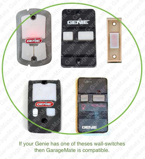 Compatible Genie wall switches
